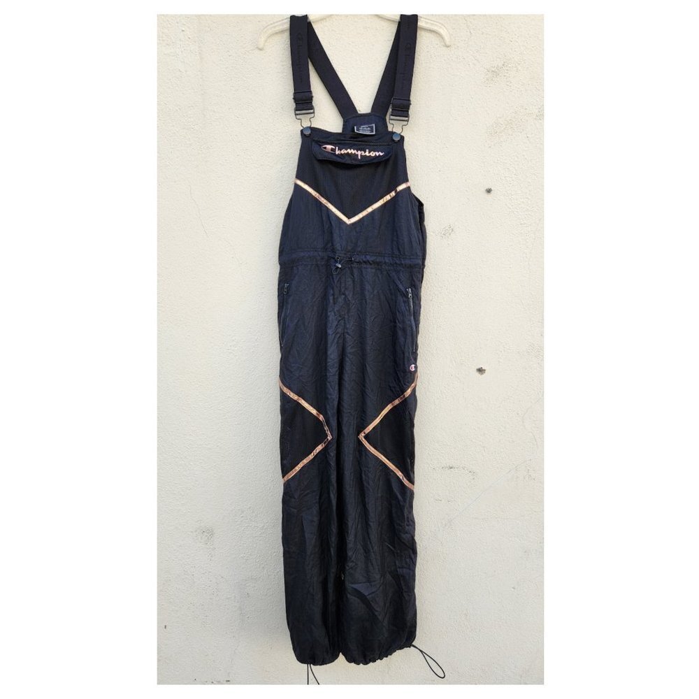 CHAMPION Nylon Overalls Jumpsuit Rose Gold - Picture 3 of 8